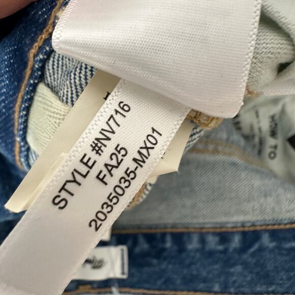 Madewell The Petite Low Slung Baggy Jean Robertson Wash Rigid Blue US 26P NWT - Picture 15 of 15